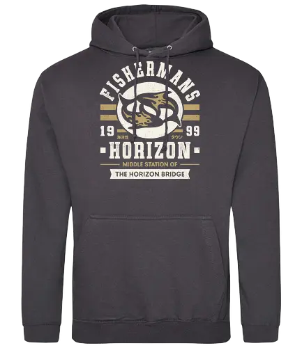 Fishermans Horizon Crest - final, final 8, final viii, fantasy, Squall, Rinoa, seed, gaming, video game, Cloud, Zell, Selphie, ragnarok, laguna loire, fishermans horizon, kweh - Standard Hoodie