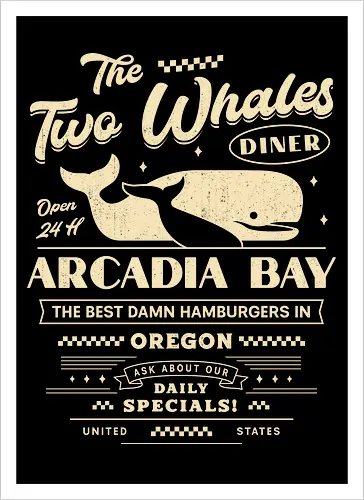 The Two Whales Diner Emblem