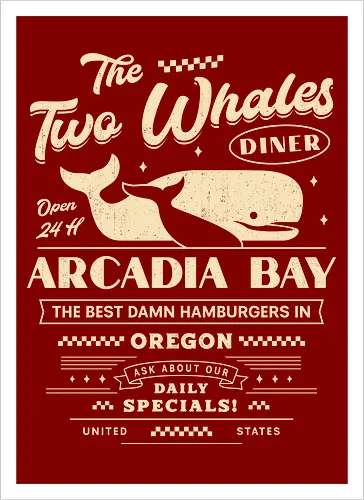 The Two Whales Diner Emblem