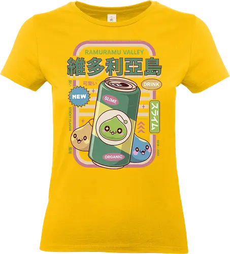 Ramuramu Valley Energy Drink - maplestory, pink bean, maplestory 2, maple story, slime, yeti, orange mushroom, kawaii, anime, chibi, ragnarok online, video game, gaming, gamer, zakum helm - Standard T-Shirt (Women)