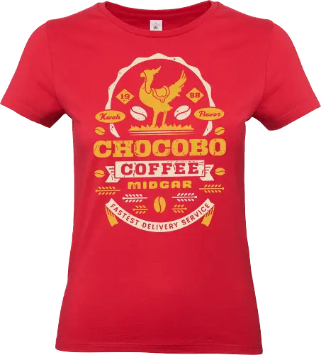 Kweh Coffee Grunge - final, tifa lockhart, gysahl greens, final xvi, fantasy, Kupo, kweh, avalanche, midgar, final xiv, ff14, Cloud, Villain, video game, fat kew - Standard T-Shirt (Women)