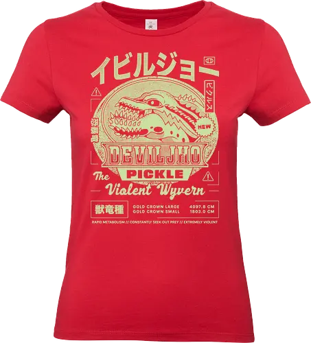 Pickle Grunge - monster, hunting, gamer, gaming, video games, iceborne, wyvern, felyne, pickle, hunter - Standard T-Shirt (Women)