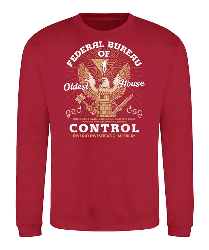 Paranatural Oldest House Crest - jesse faden, federal bureau of control, fbc, control, the hiss, bright falls, altered items, objects of power, ordinary, gaming, video game, oldest house - Sweatshirt