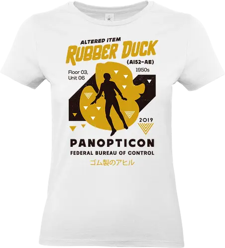 Rubber Duck Altered Item - jesse faden, federal bureau of control, fbc, control, the hiss, bright falls, altered items, objects of power, ordinary, horror, terror, game, gaming, video game - Standard T-Shirt (Women)