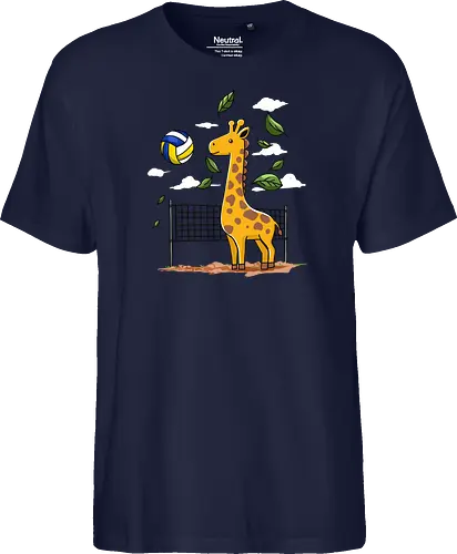 Giraffe Playing Volleyball