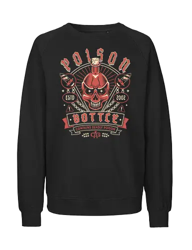 Poison Bottle Crest - ragnarok online, slime, mmorpg, jrpg, poring, angeling, deviling, deviruchi, ragnarok mobile, geffen dungeon, gaming, video game, gamer, ragnarok eternal love, ragnarok origin - Fairtrade Sweatshirt