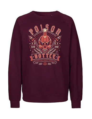 Poison Bottle Crest - ragnarok online, slime, mmorpg, jrpg, poring, angeling, deviling, deviruchi, ragnarok mobile, geffen dungeon, gaming, video game, gamer, ragnarok eternal love, ragnarok origin - Fairtrade Sweatshirt