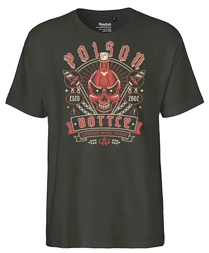 Poison Bottle Crest - ragnarok online, slime, mmorpg, jrpg, poring, angeling, deviling, deviruchi, ragnarok mobile, geffen dungeon, gaming, video game, gamer, ragnarok eternal love, ragnarok origin - Fairtrade T-Shirt