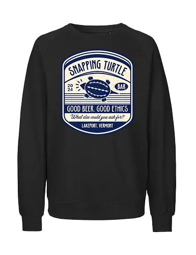 Snapping Turtle Emblem - life, strange, Chloe, Max, rachel, arcadia, bay, butterfly, before the storm, video game, gaming, gamer, rocky mountain record traders, the black lantern, haven springs, caledon university - Fairtrade Sweatshirt