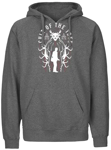 Cult Of The Tree Emblem - alan, video game, video games, gaming, gamer, control, american nightmare, deer fest, oh deer diner, coffee thermos, cauldron, lake, night, springs, wake - Fairtrade Hoodie