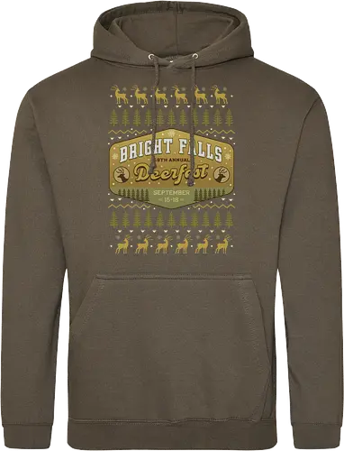 Deerfest Bright Falls Ugly Sweater
