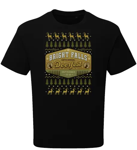 Deerfest Bright Falls Ugly Sweater