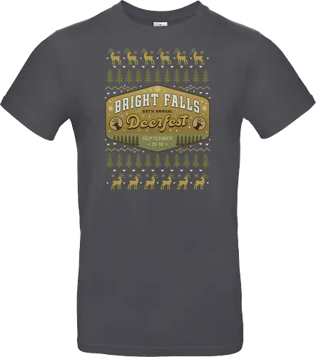 Deerfest Bright Falls Ugly Sweater