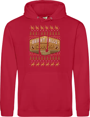 Deerfest Bright Falls Ugly Sweater