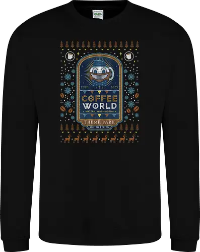 Watery Coffee World Ugly Sweater