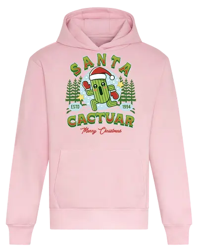 Santa Cactus - Final, kweh, fantasy, video game, gaming, gamer, christmas, xmas, merry christmas - Heavyweight Hoodie