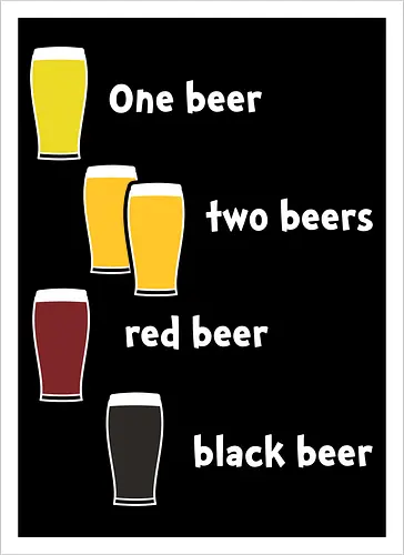 One beer two beers
