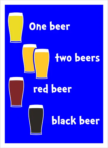 One beer two beers