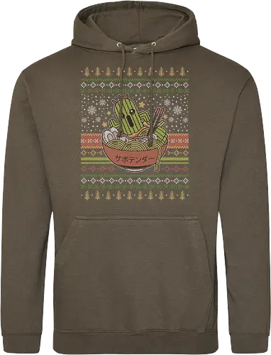 Cactus Ramen Ugly Sweater