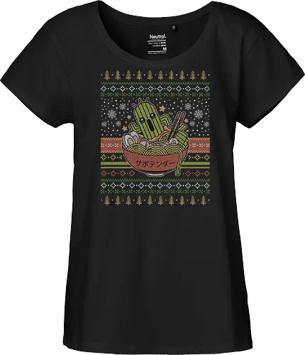 Cactus Ramen Ugly Sweater