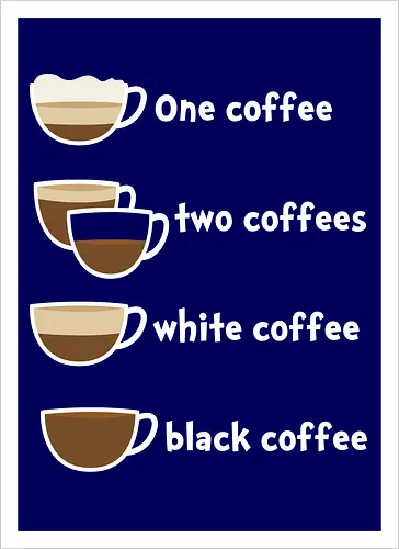One coffee two coffees
