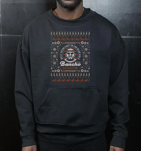 Bancho Sushi Ugly Sweater