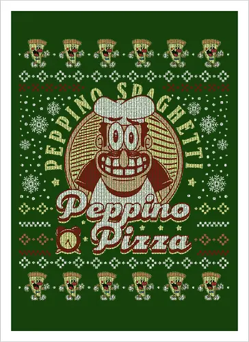Peppino Pizza Ugly Sweater