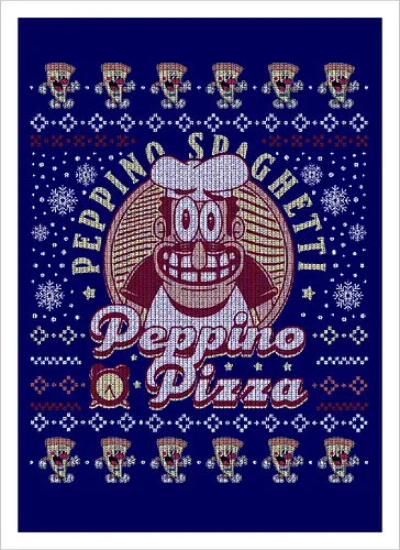 Peppino Pizza Ugly Sweater