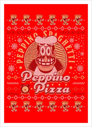 Peppino Pizza Ugly Sweater