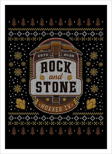 Rock And Stone Ugly Sweater