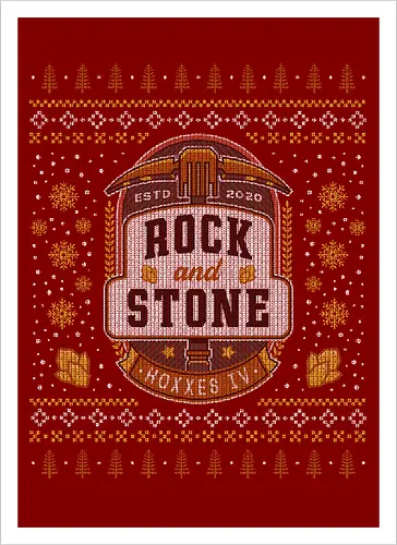 Rock And Stone Ugly Sweater