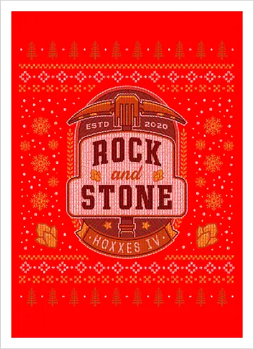 Rock And Stone Ugly Sweater