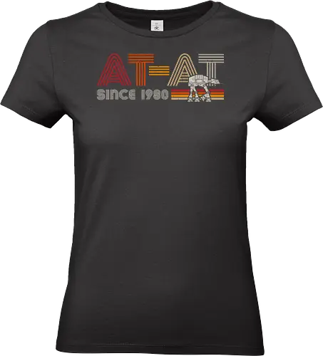 AT-AT since 1980 - retro, vintage, at at, galaxy, stars, movies - Standard T-Shirt (Women)