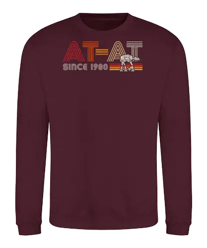 AT-AT since 1980 - retro, vintage, at at, galaxy, stars, movies - Sweatshirt
