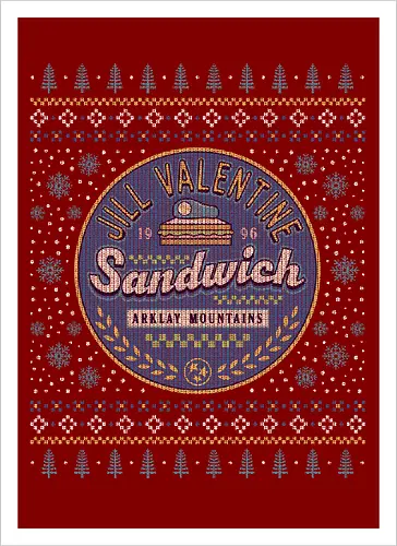 Jill Valentine Sandwich Christmas