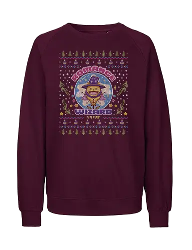 Romance Wizard Ugly Sweater - romantic, anime, wizard, mage, anzu, the romance, killer, riri, geek, nerd, otaku, tv serie, comedy, funny, ugly christmas sweater, christmas, ugly sweater, xmas - Fairtrade Sweatshirt