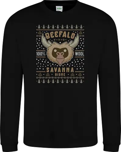 Savanna Beefalo Ugly Sweater