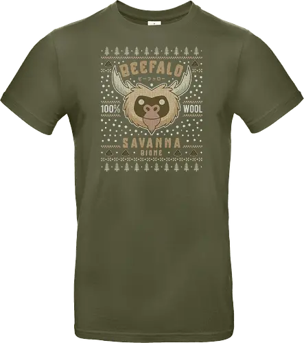 Savanna Beefalo Ugly Sweater