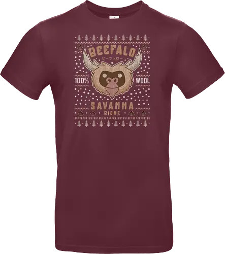 Savanna Beefalo Ugly Sweater