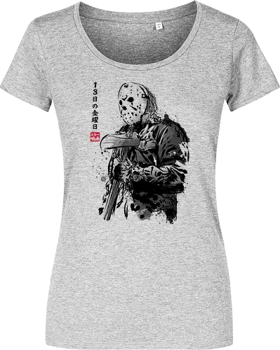 Crystal Lake killer sumi e