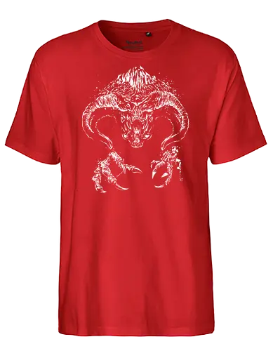 Demon behind the shadow - the lord of the ring, balrog, monsters, magic, Wizard - Fairtrade T-Shirt