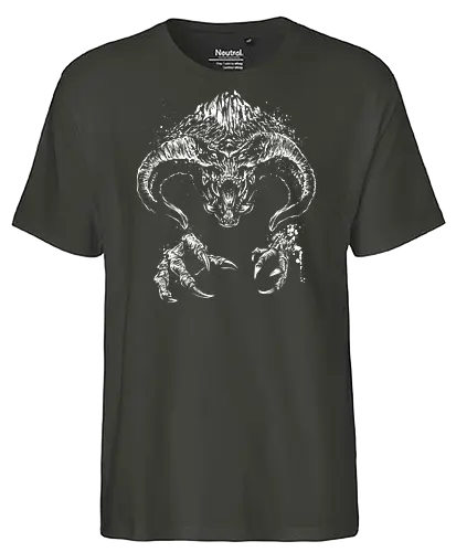 Demon behind the shadow - the lord of the ring, balrog, monsters, magic, Wizard - Fairtrade T-Shirt