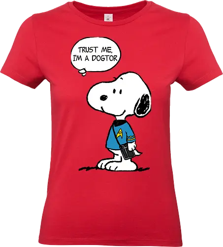 Dogtor Leonard Mc Snoop - cartoons, dog, Space, series, movies - Standard T-Shirt (Women)