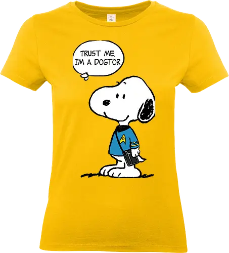 Dogtor Leonard Mc Snoop - cartoons, dog, Space, series, movies - Standard T-Shirt (Women)