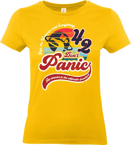 Dont panic - fallout, galaxy, vault, series, game, nuka - Standard T-Shirt (Women)