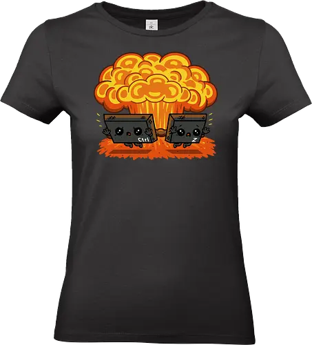 Ctrl Z Mission! - ctrl-z, funny, computer, keyboard, geek, nerd, programmer, engineer - Standard T-Shirt (Women)