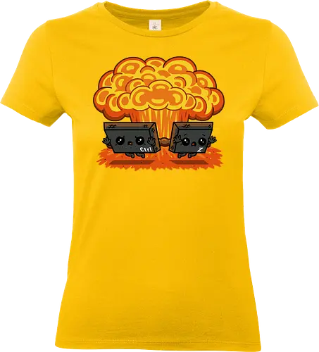 Ctrl Z Mission! - ctrl-z, funny, computer, keyboard, geek, nerd, programmer, engineer - Standard T-Shirt (Women)