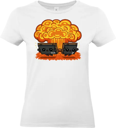 Ctrl Z Mission! - ctrl-z, funny, computer, keyboard, geek, nerd, programmer, engineer - Standard T-Shirt (Women)