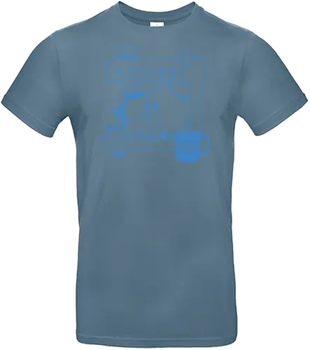 Nocturnal Coffee  - nocturnal, coffee, animal, minimalist, raccoon, fox, owl, opossum, espresso, coffee lover - Standard T-Shirt
