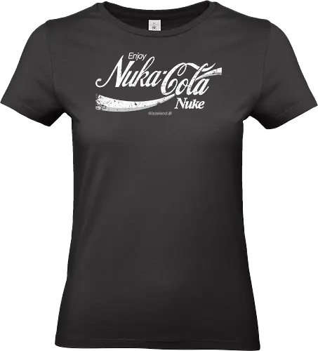 Enjoy nuka cola - fallout, galaxy, vault, series, game, nuka, cola, logo - Standard T-Shirt (Women)